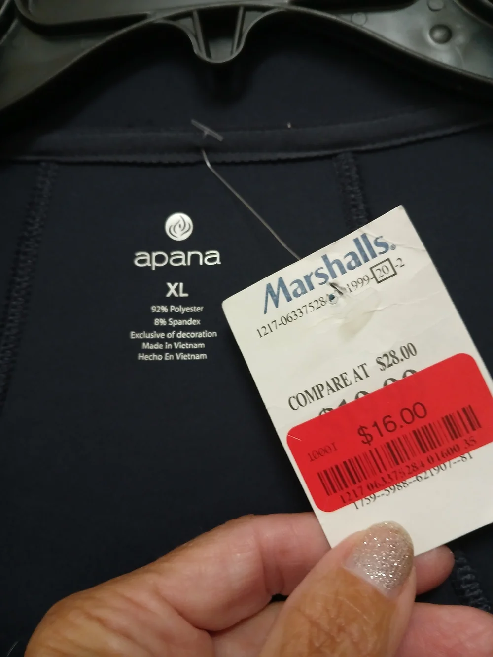 Apana Navy Full-Zip Utility Jacket